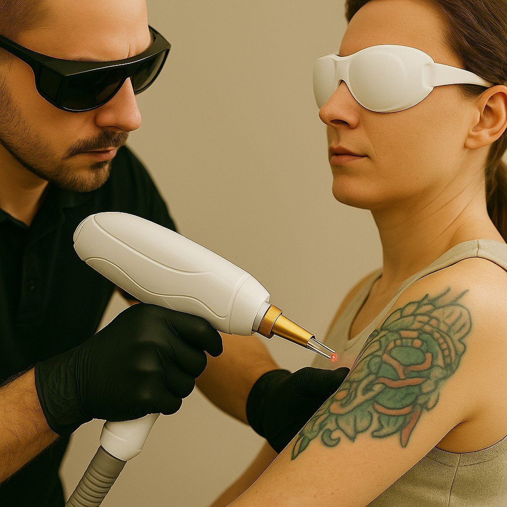 Tattoo weglaseren: Wat bepaalt het aantal sessies en de hersteltijd?